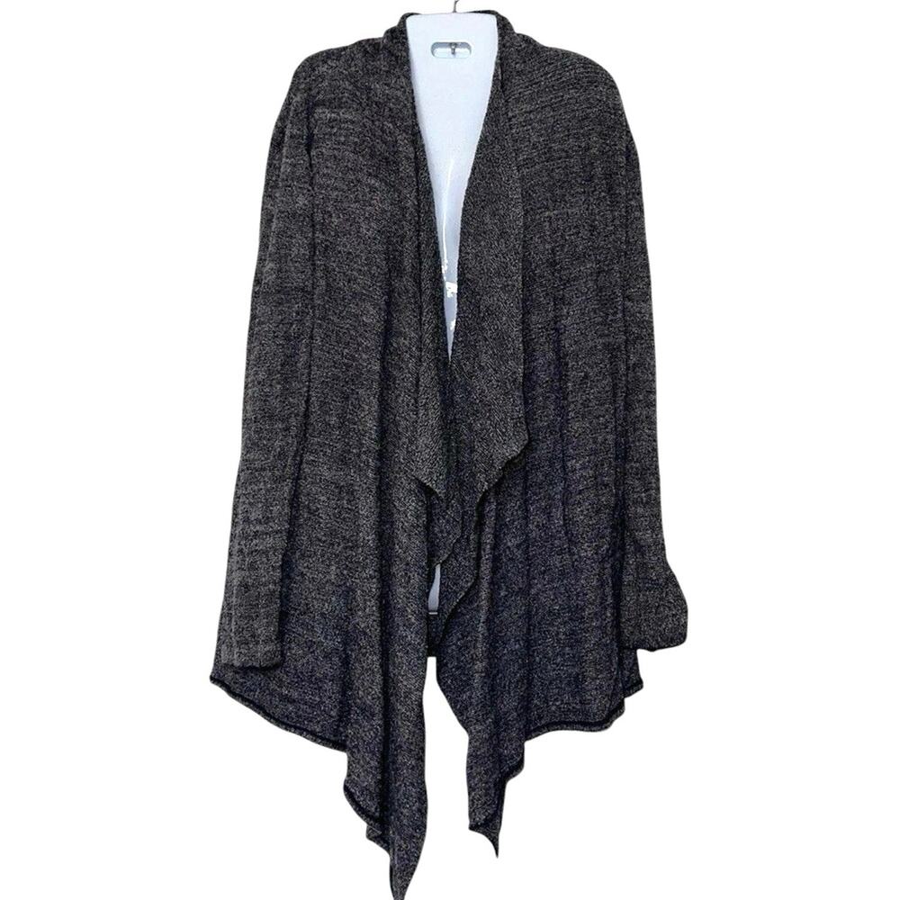 Barefoot Dreams Calypso Cardigan Size L/XL Blue Bamboo Chic Lite Open Soft Cozy